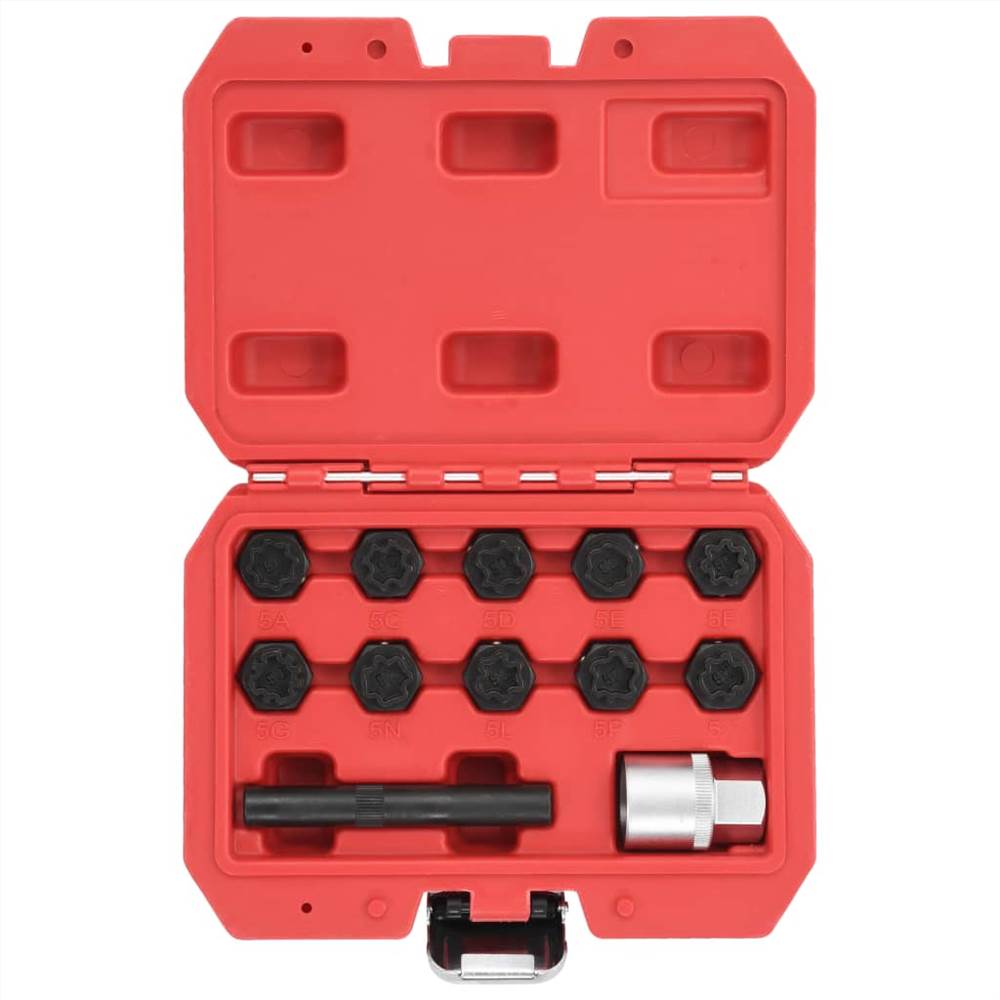 12 Piece Rim Lock Socket Set for Mercedes