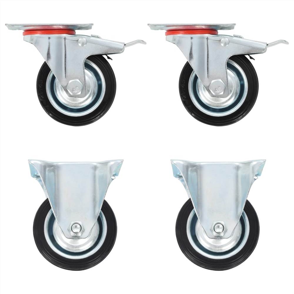 

12 pcs Casters 75 mm