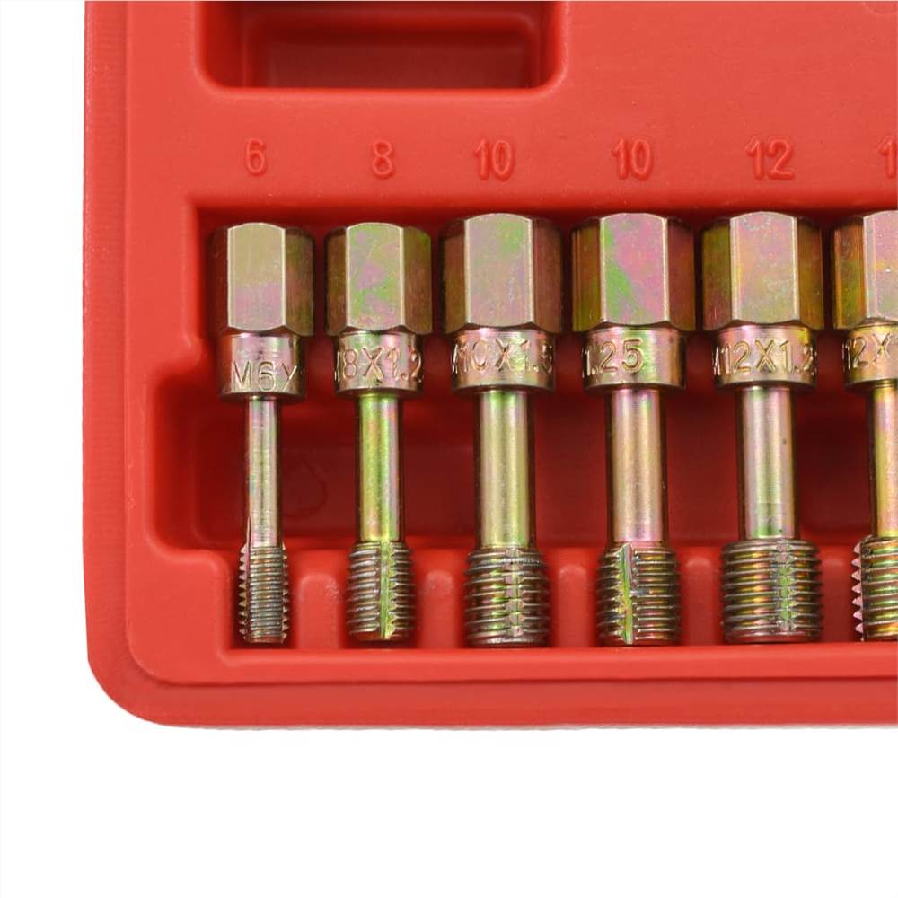 15 Piece Metric Rethreader Kit