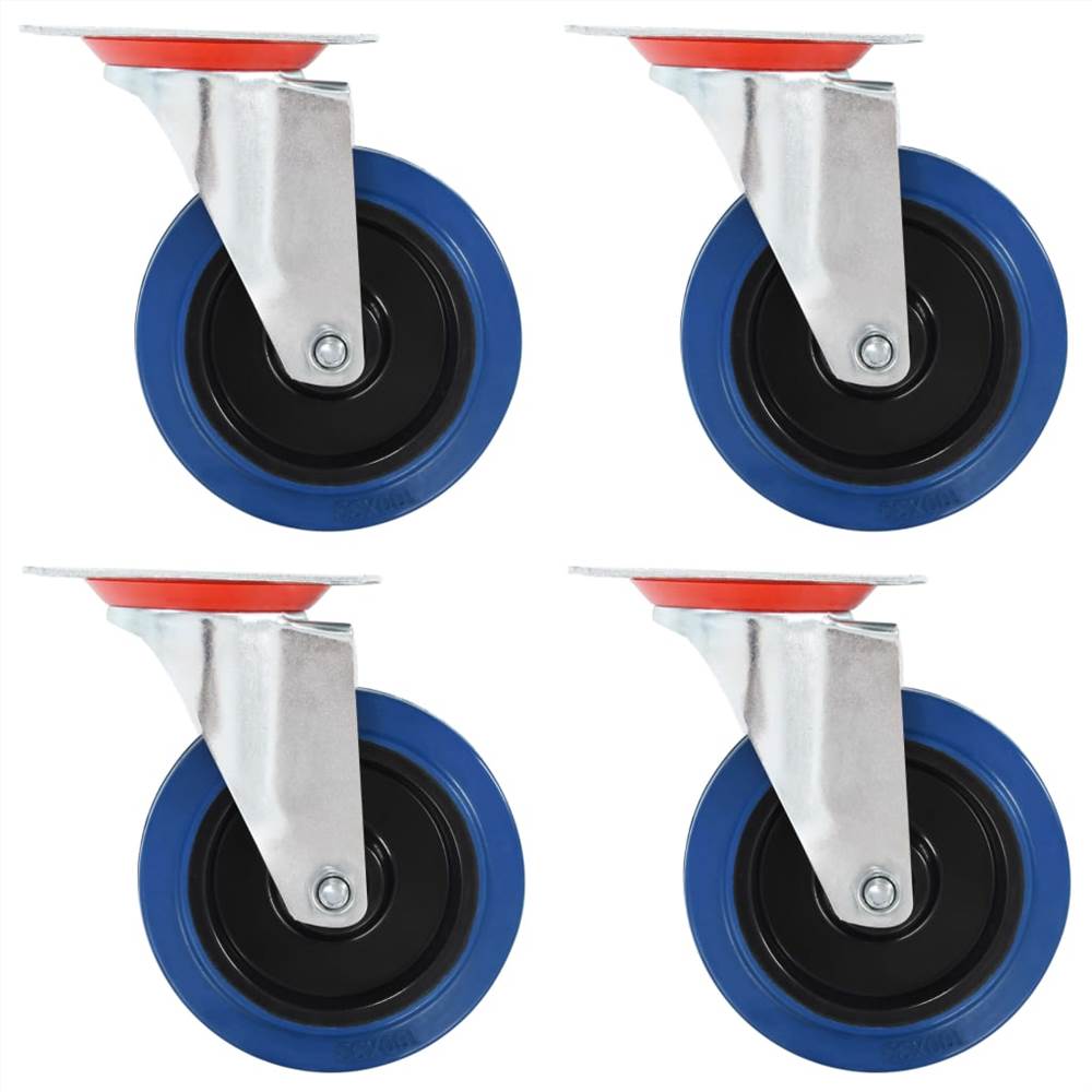 

16 pcs Swivel Casters 100 mm