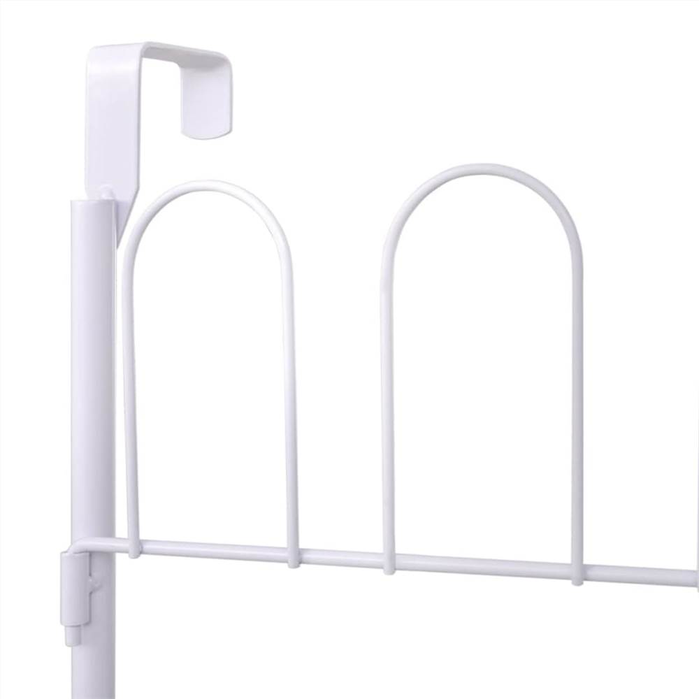 18 Pairs Shoe Racks 2 pcs Steel White