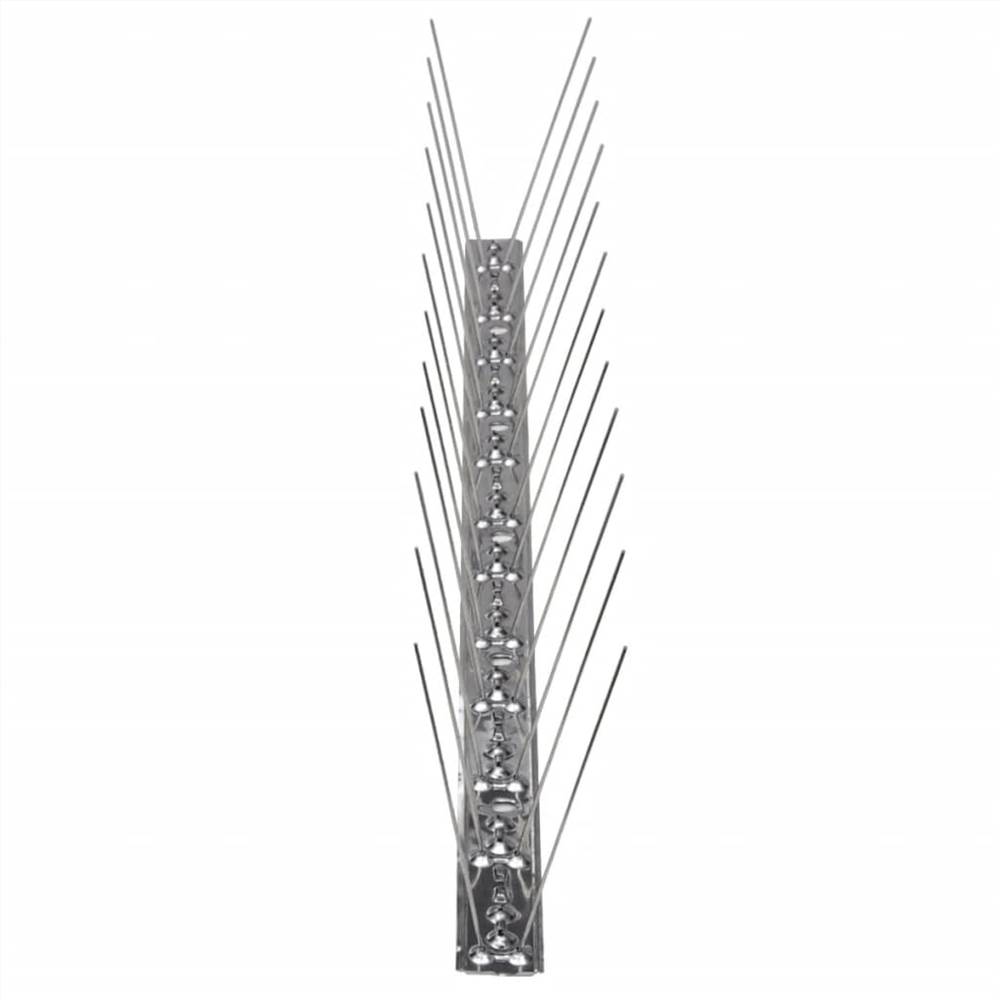 2row Stainless Steel Bird & Pigeon Spikes Set of 6 3 m