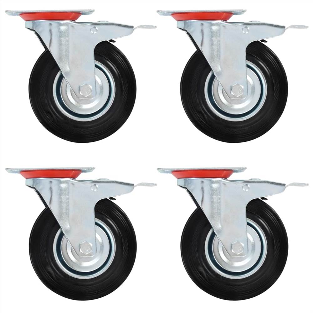 

24 pcs Swivel Casters 125 mm