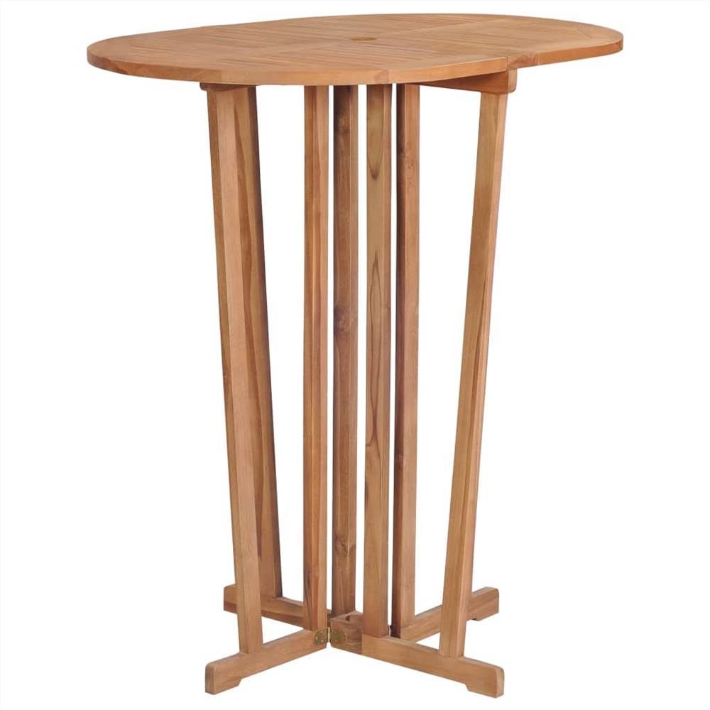 3 Piece Folding Bar Set Solid Teak Wood
