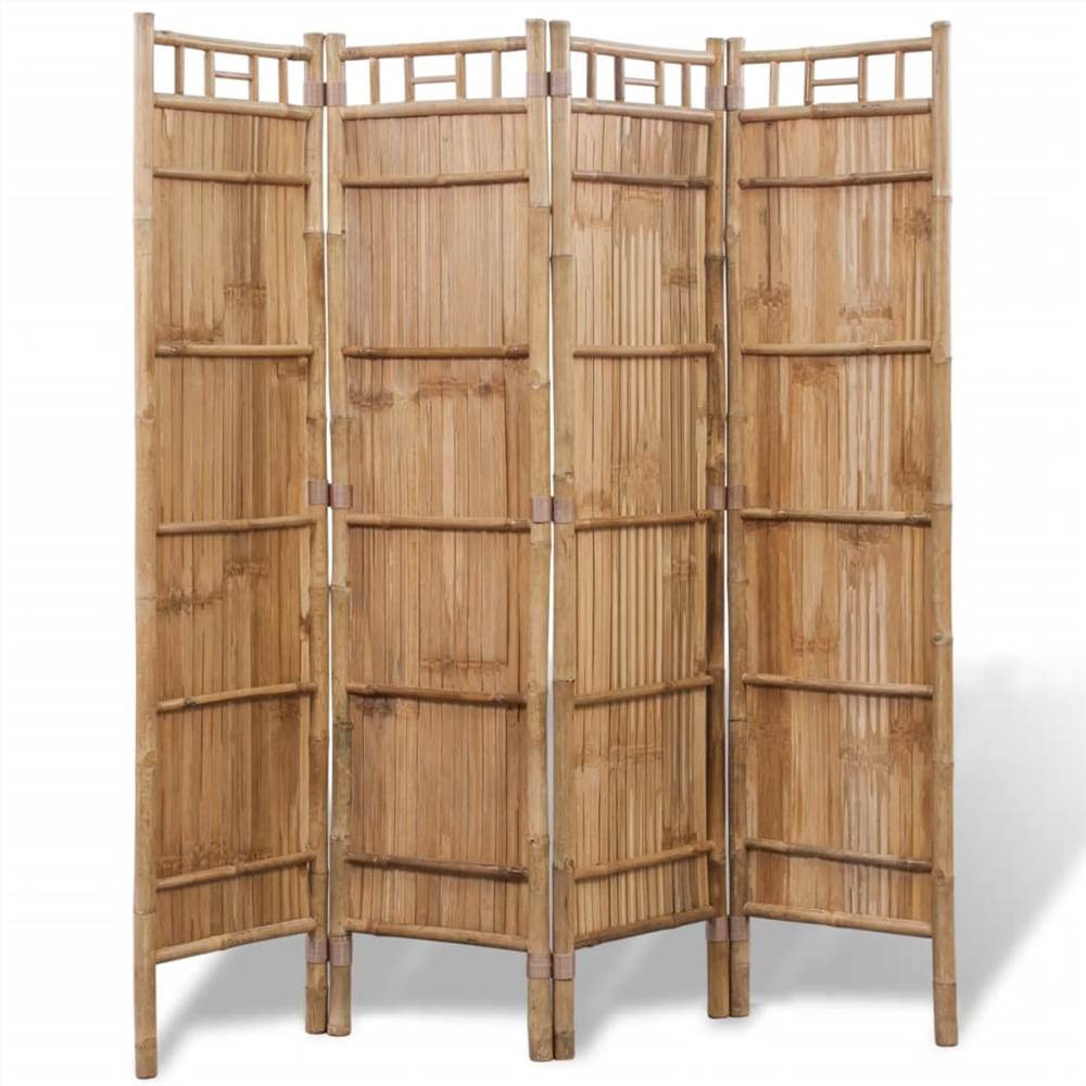 4Panel Bamboo Room Divider