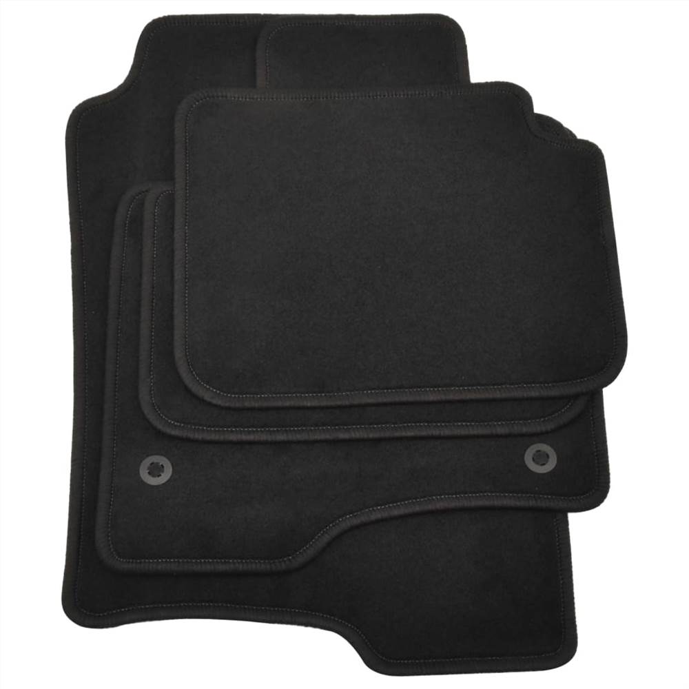 4 Piece Car Mat Set for Fiat Panda Hybrid