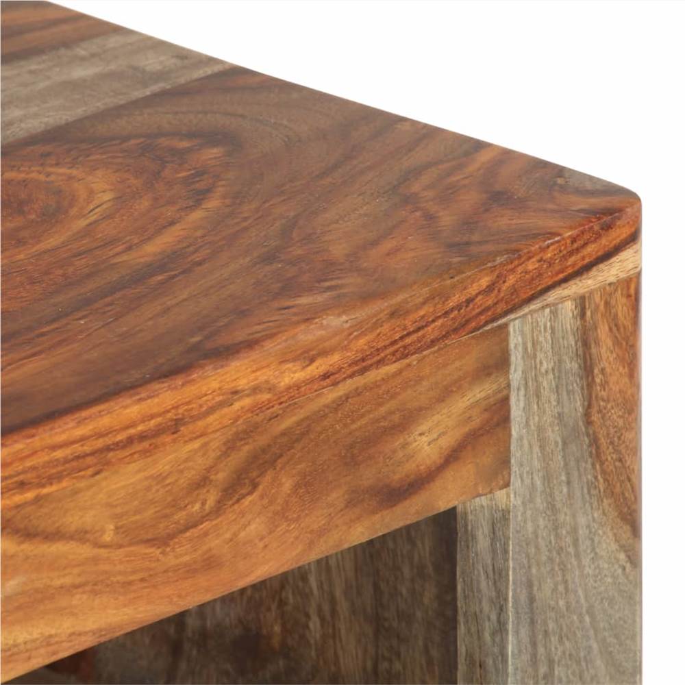 4 Piece TV Unit Set Solid Sheesham Wood