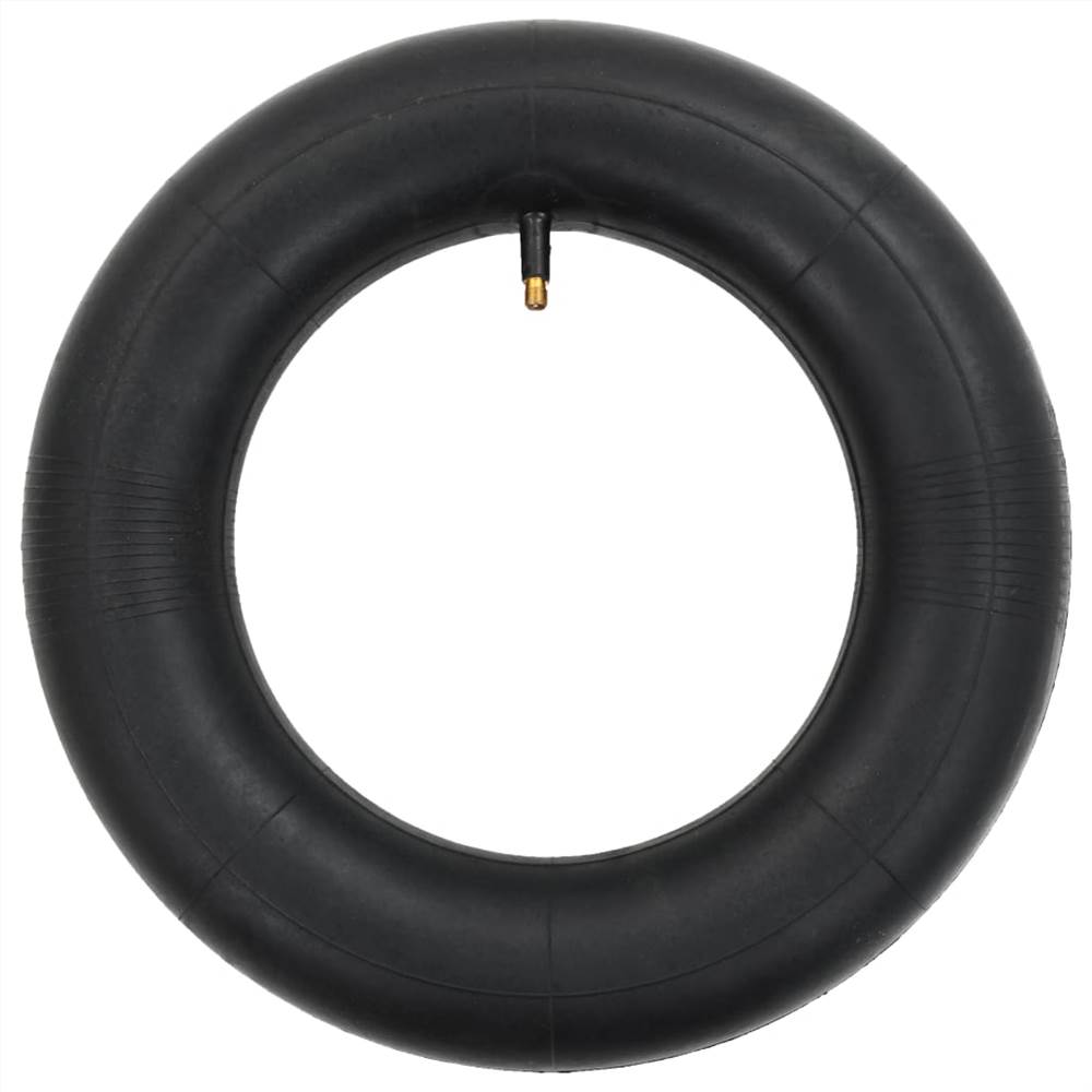 4 Piece Wheelbarrow Tire and Inner Tube Set 3.508 4PR Rubber