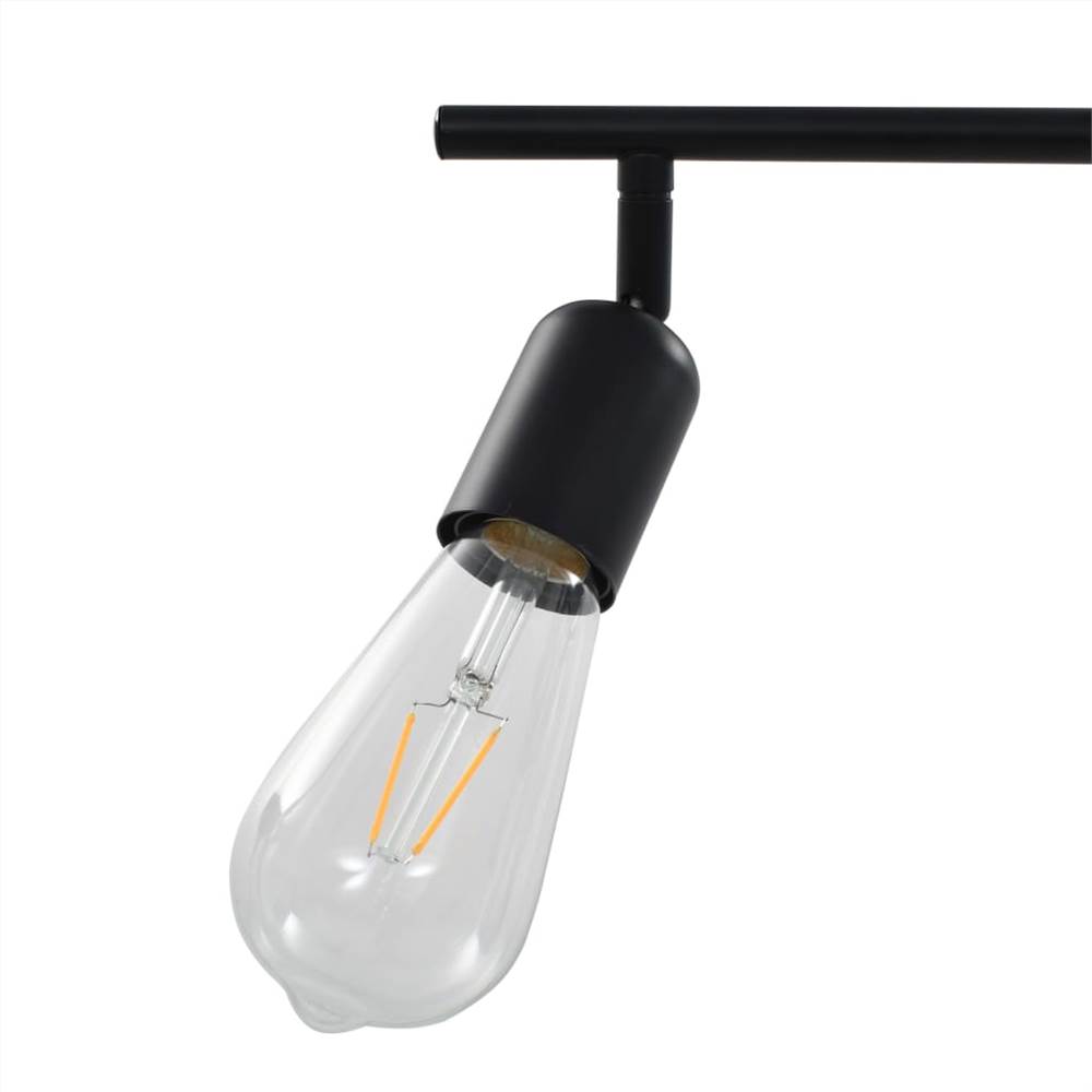 4-way Spot Light Black 60 cm E27