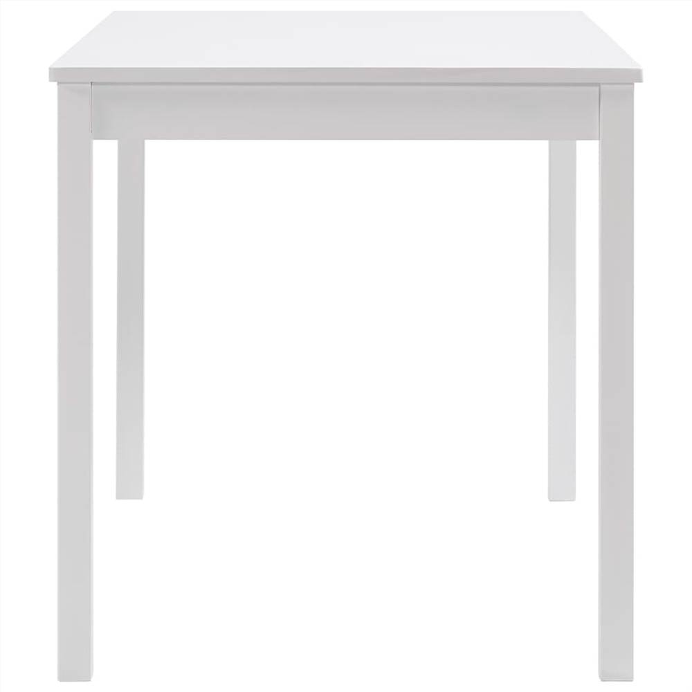 Белый стол с узором