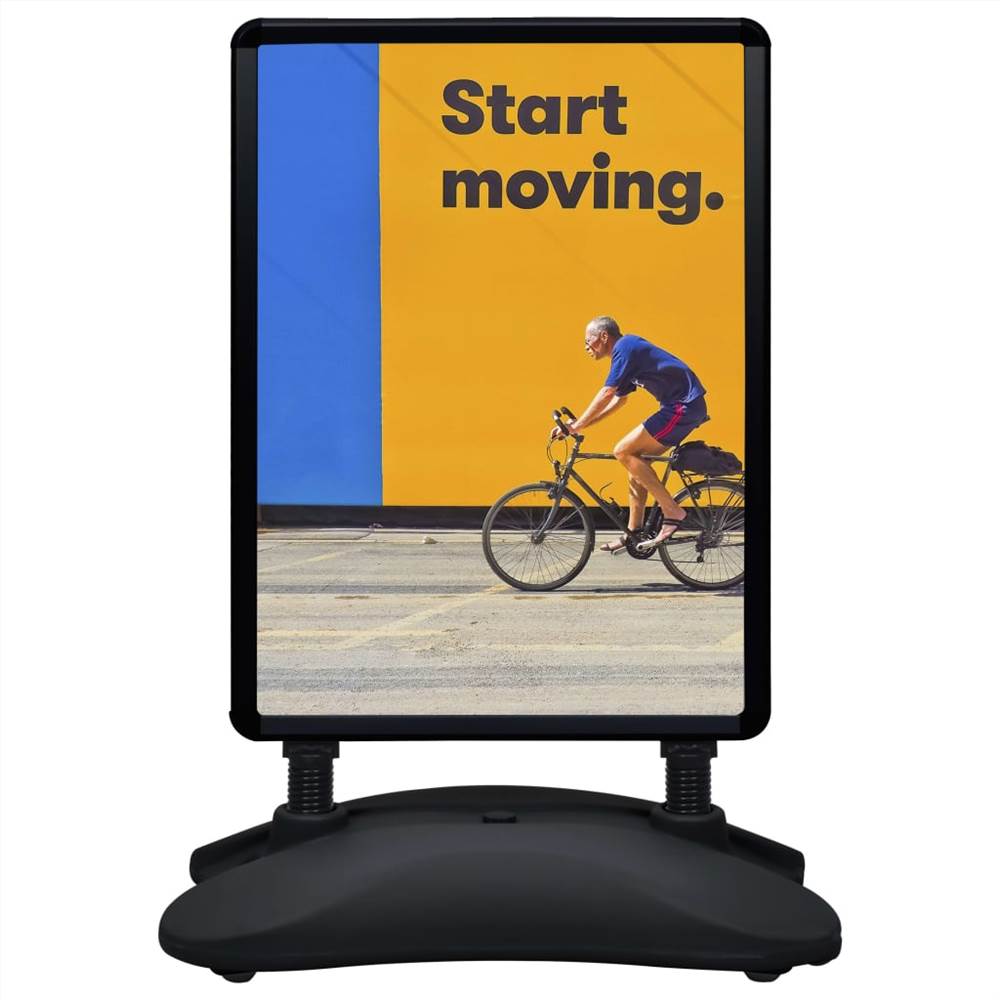 A1 Waterbase Poster Stand Black Aluminium Alloy