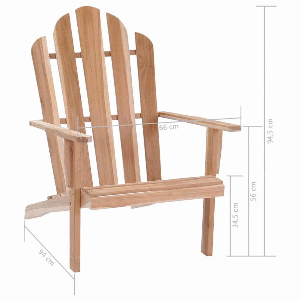Adirondack Chair Teak
