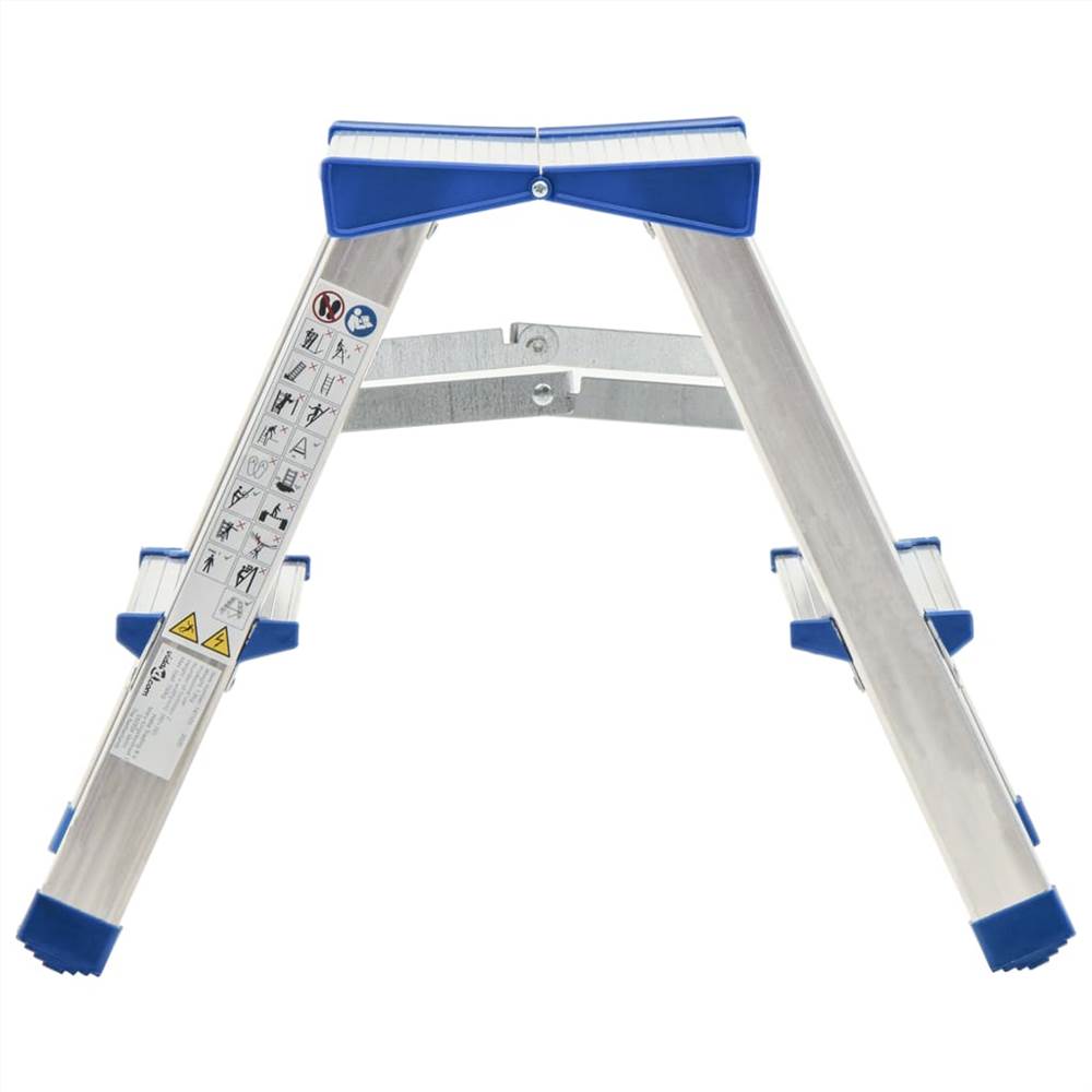 Aluminium Double-Sided Step Ladder 2 Steps 44 Cm