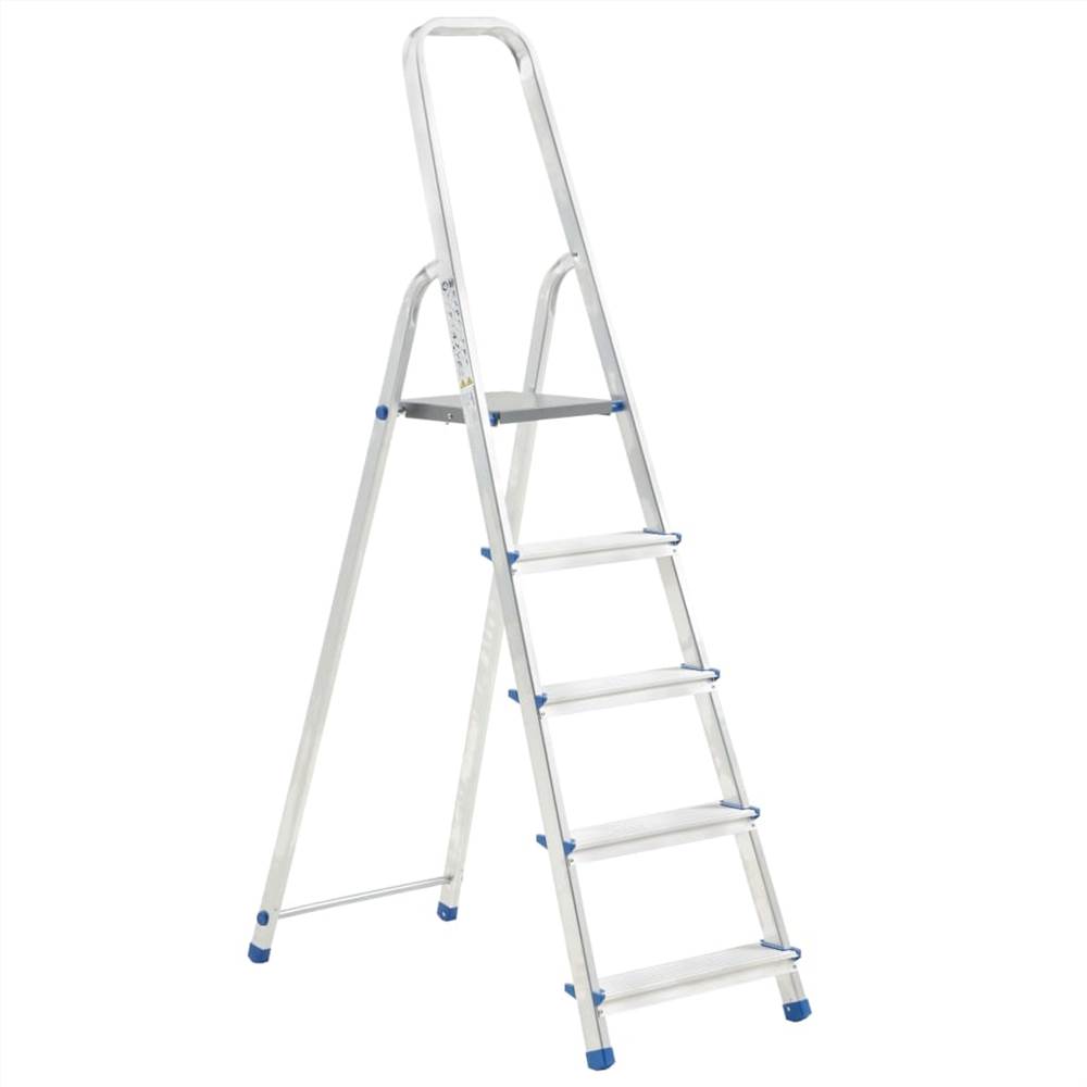 

Aluminium Step Ladder 5 Steps 150 kg