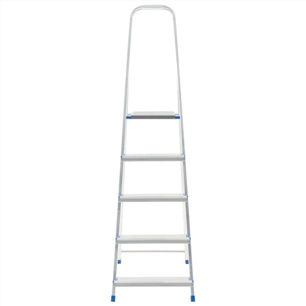 Aluminium Step Ladder 5 Steps 150 kg