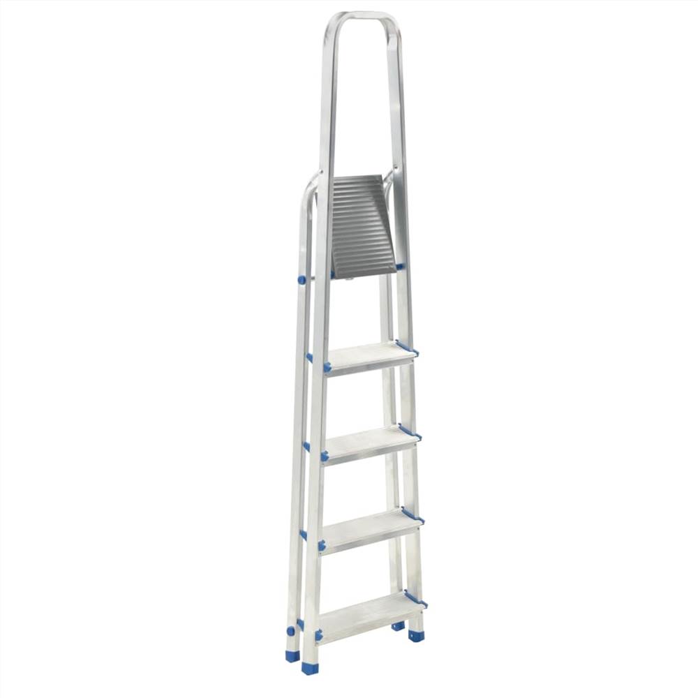 Aluminium Step Ladder 5 Steps 150 kg