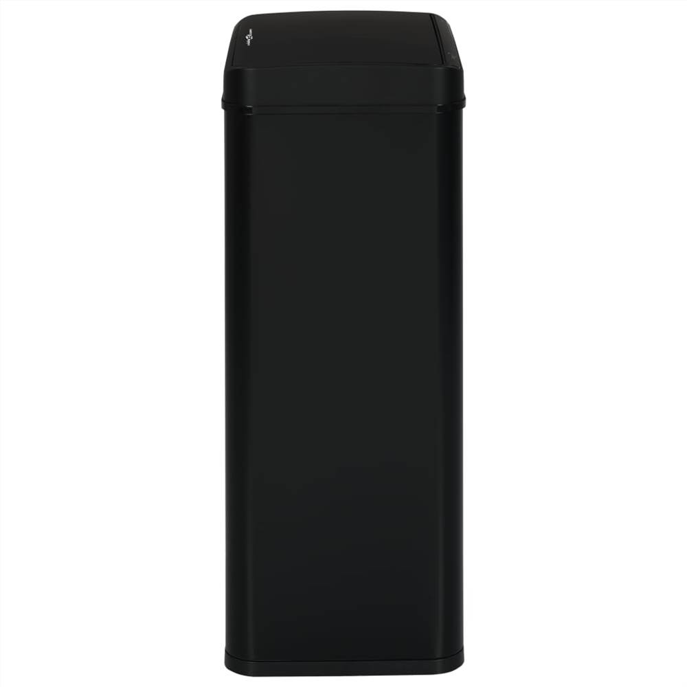 Automatic Sensor Dustbin Black Steel 70 L