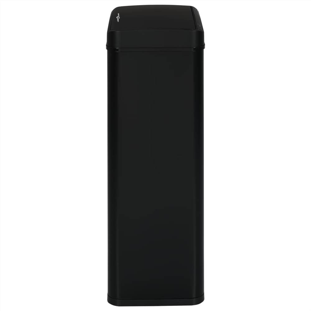 Automatic Sensor Dustbin Black Steel 80 L