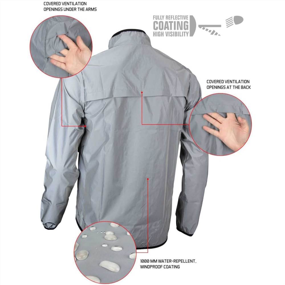 Avento Reflective Running Jacket Men S 74RC-ZIL-S