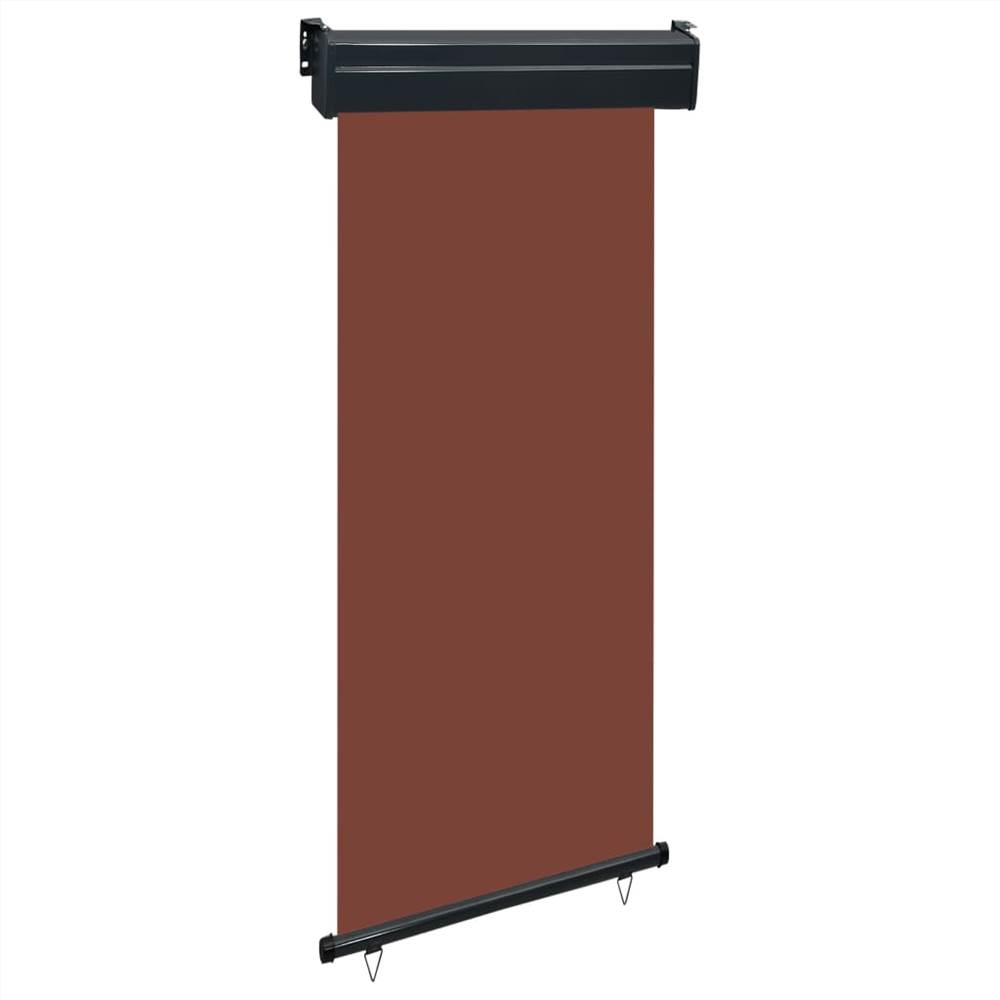 Balcony Side Awning 80x250 cm Brown, Other  - buy with discount