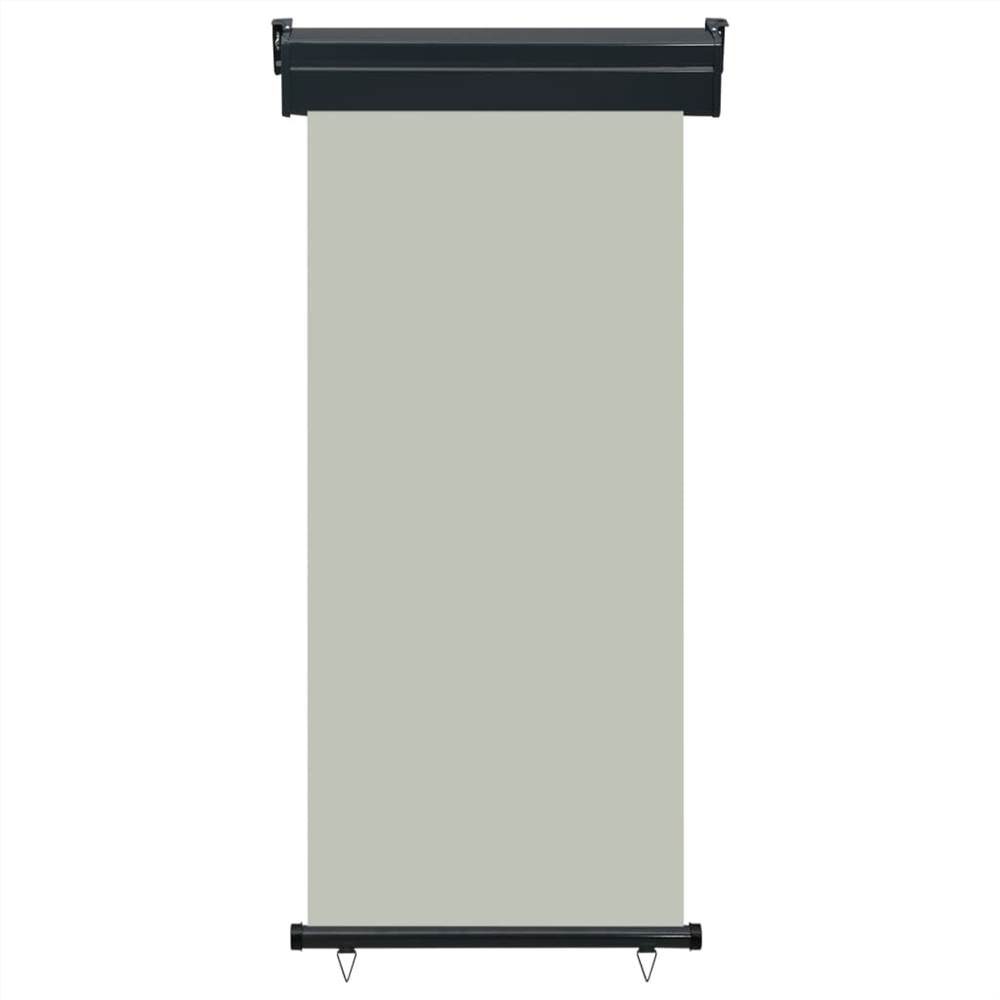Balcony Side Awning 80x250 cm Grey