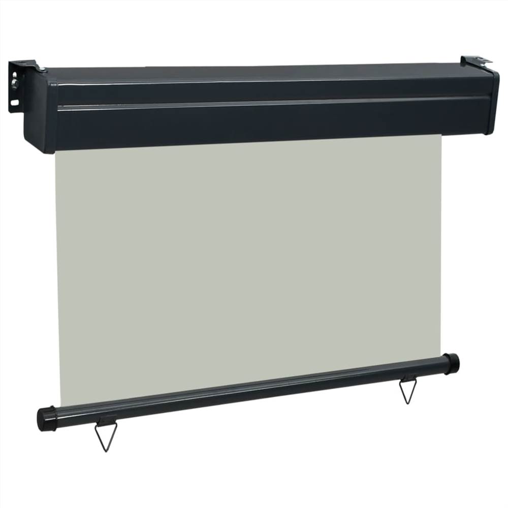 Balcony Side Awning 80x250 cm Grey