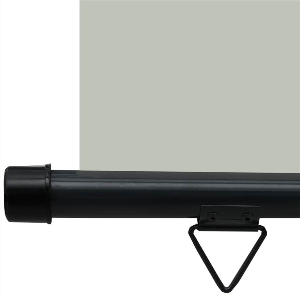 Balcony Side Awning 80x250 cm Grey
