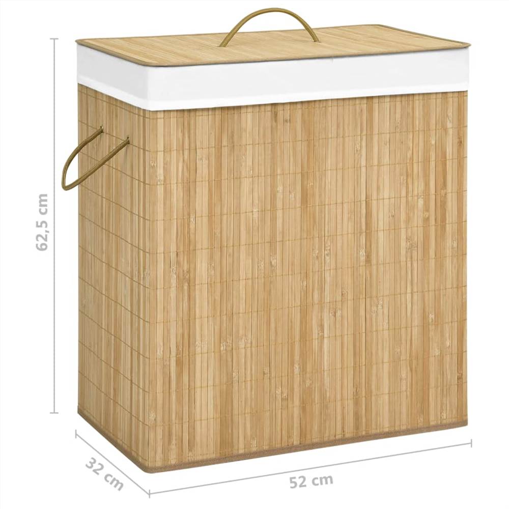 Bamboo Laundry Basket 100 L