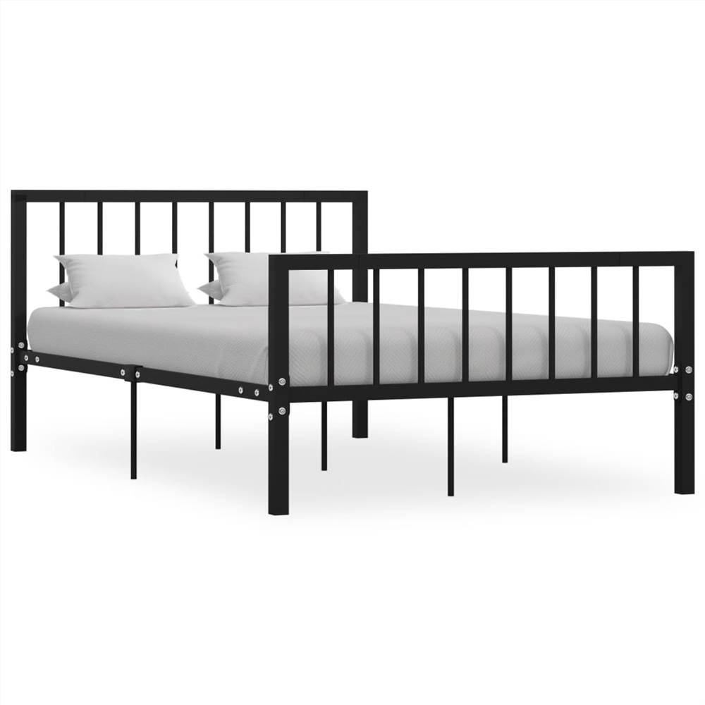 

Bed Frame Black Metal 120x200 cm