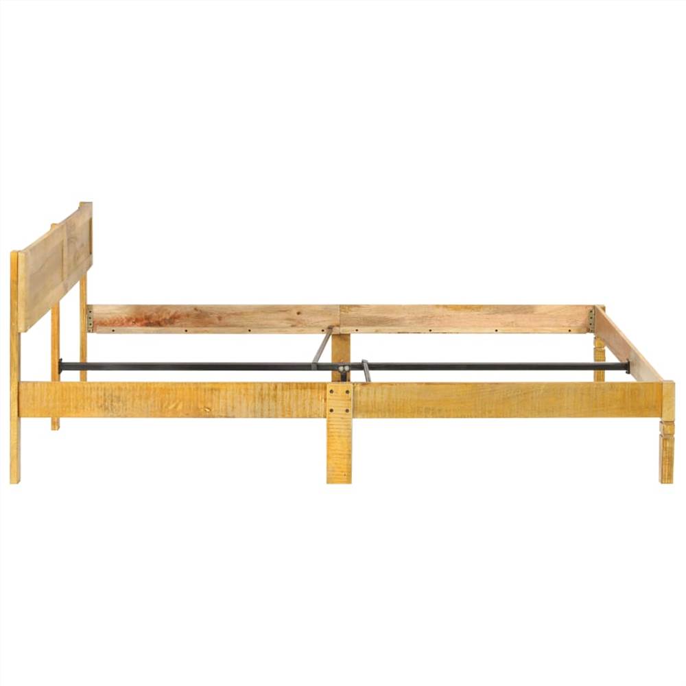 Bed Frame Solid Mango Wood 120 cm