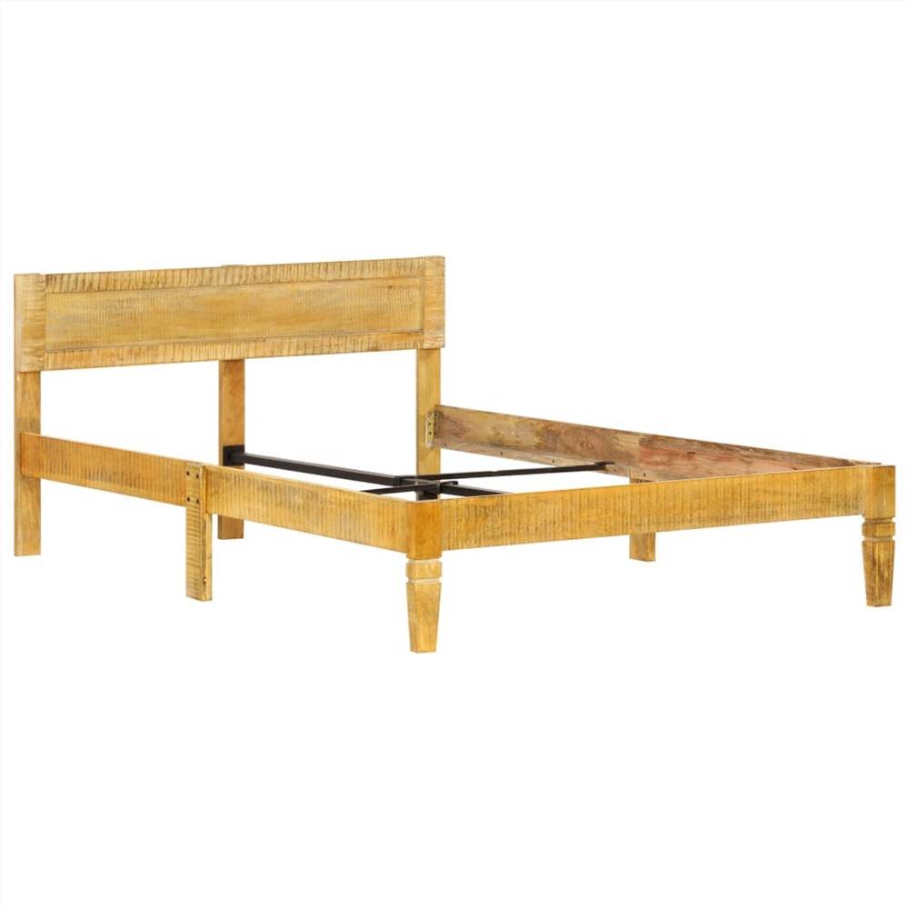 Bed Frame Solid Mango Wood 120 cm