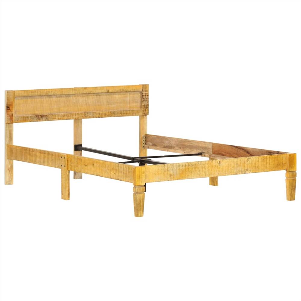Bed Frame Solid Mango Wood 120 cm