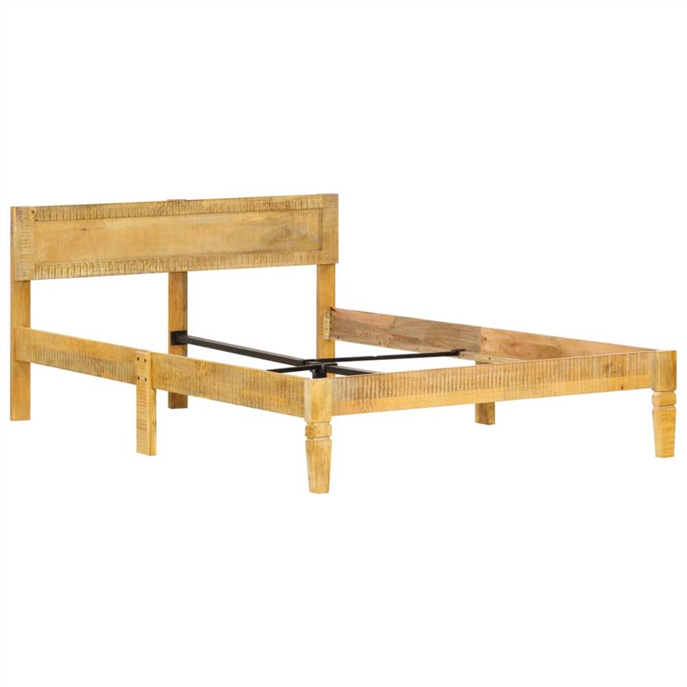 Bed Frame Solid Mango Wood 120 cm