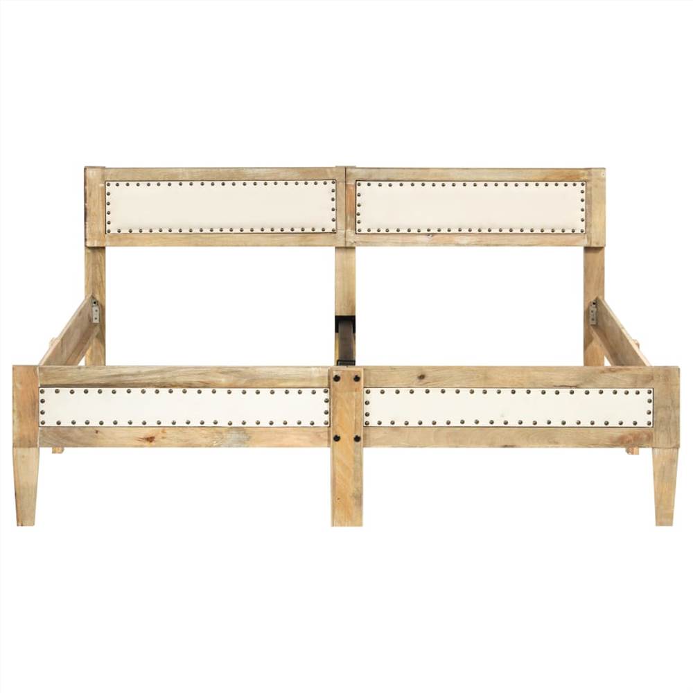 Bed Frame Solid Mango Wood 180 cm