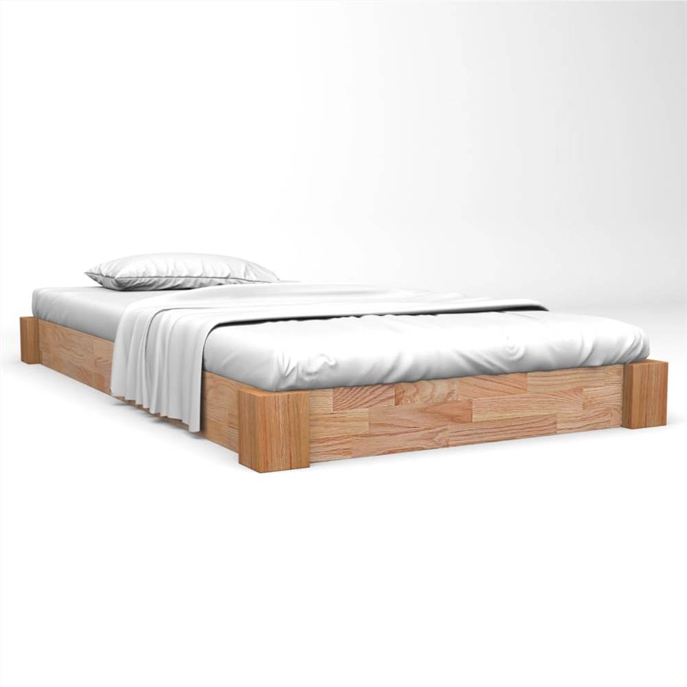 

Bed Frame Solid Oak Wood 160x200 cm