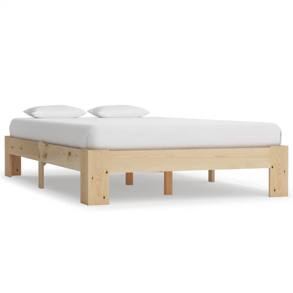 

Bed Frame Solid Pine Wood 140x200 cm