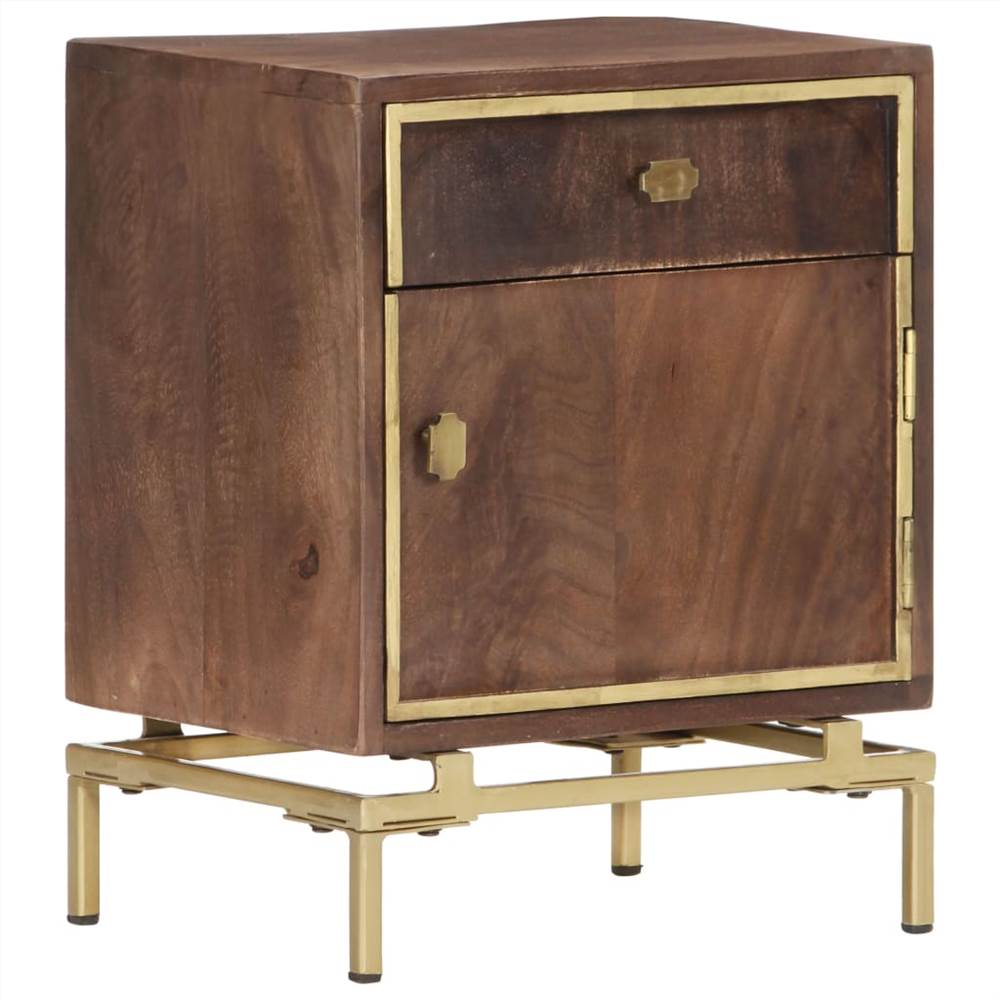

Bedside Cabinet 40x30x50 cm Solid Mango Wood