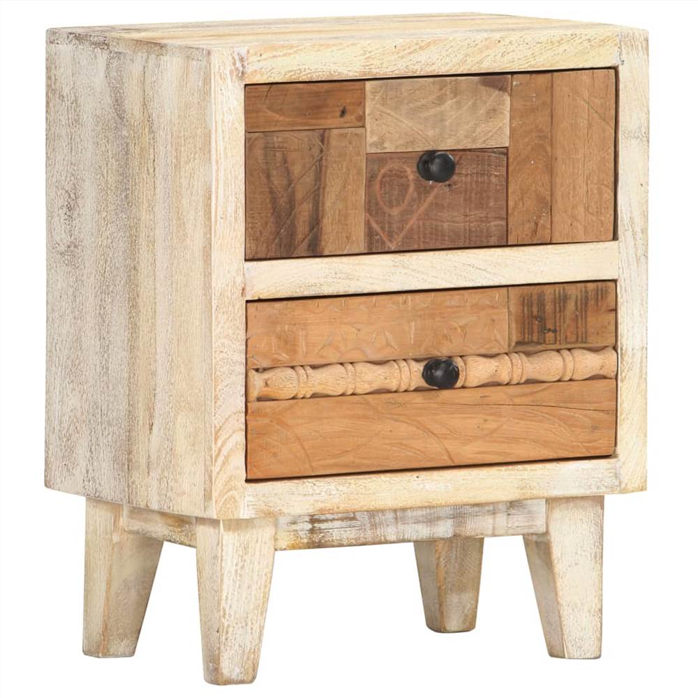 

Bedside Cabinet 40x30x50 cm Solid Reclaimed Wood