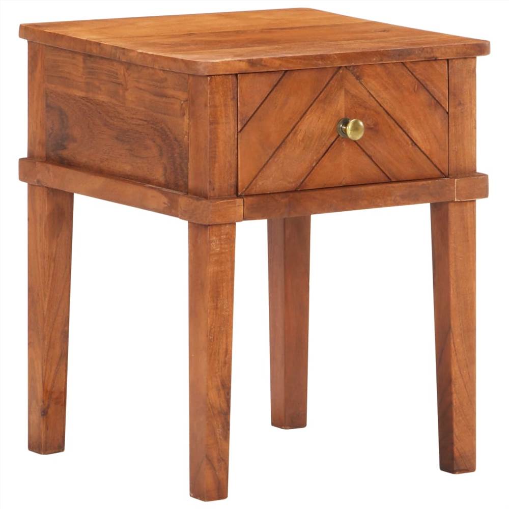 

Bedside Cabinet 40x40x50 cm Solid Acacia Wood