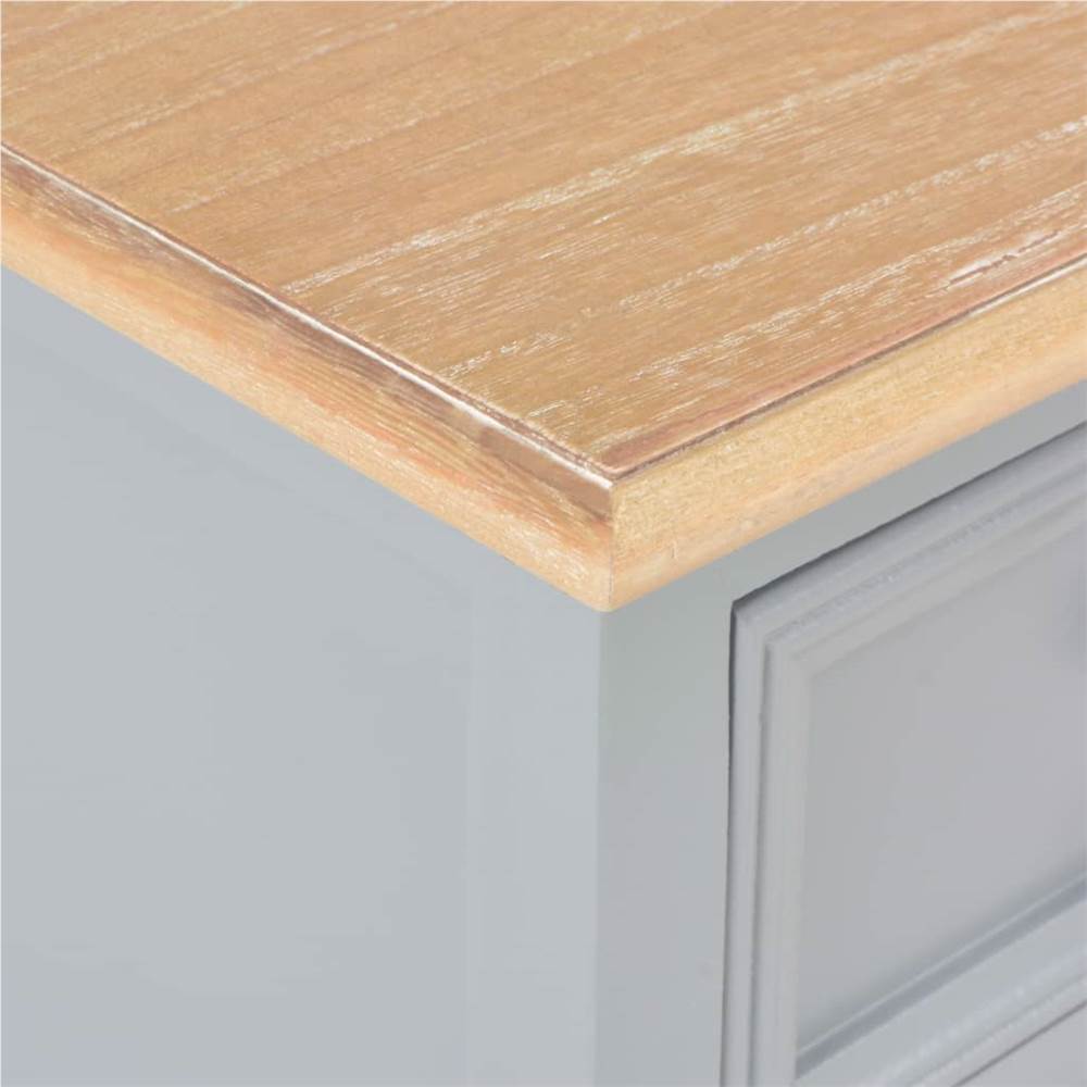 Bedside Cabinets Grey 35x30x49 cm MDF