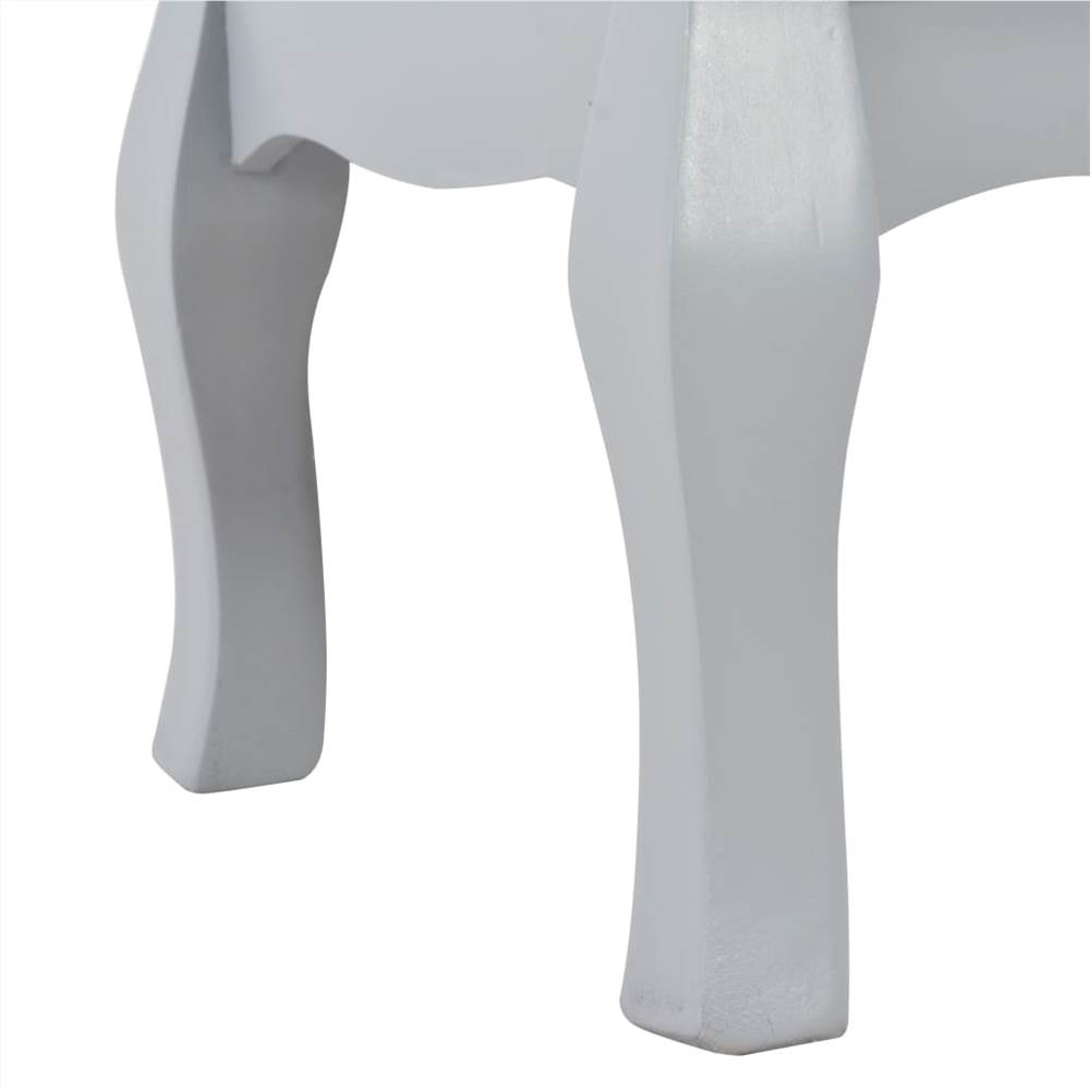 Bedside Cabinets Grey 35x30x49 cm MDF