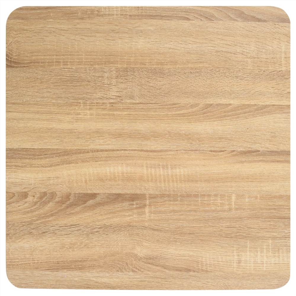 Bistro Table Light Brown 60X60 cm MDF