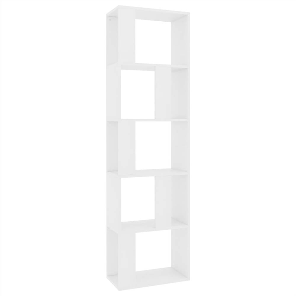 Book Cabinet/Room Divider White 45x24x159 cm Chipboard