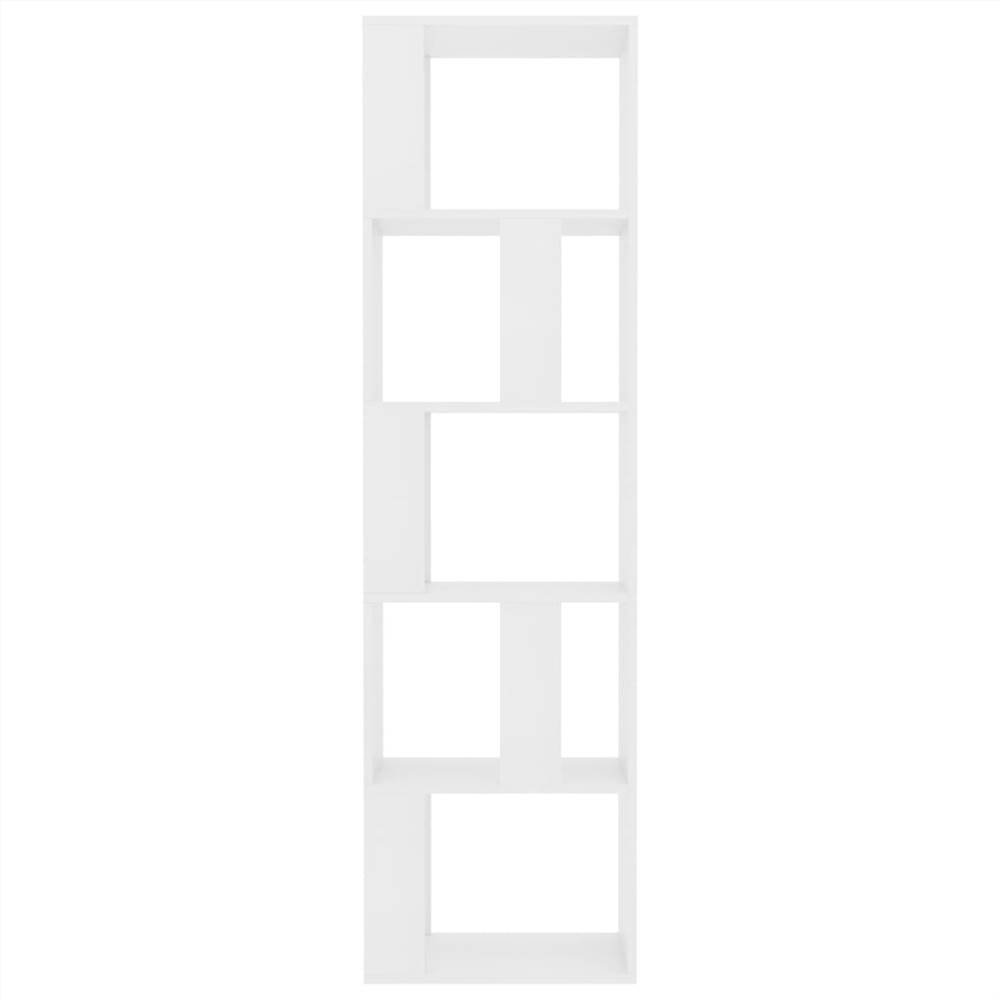 Book Cabinet/Room Divider White 45x24x159 cm Chipboard
