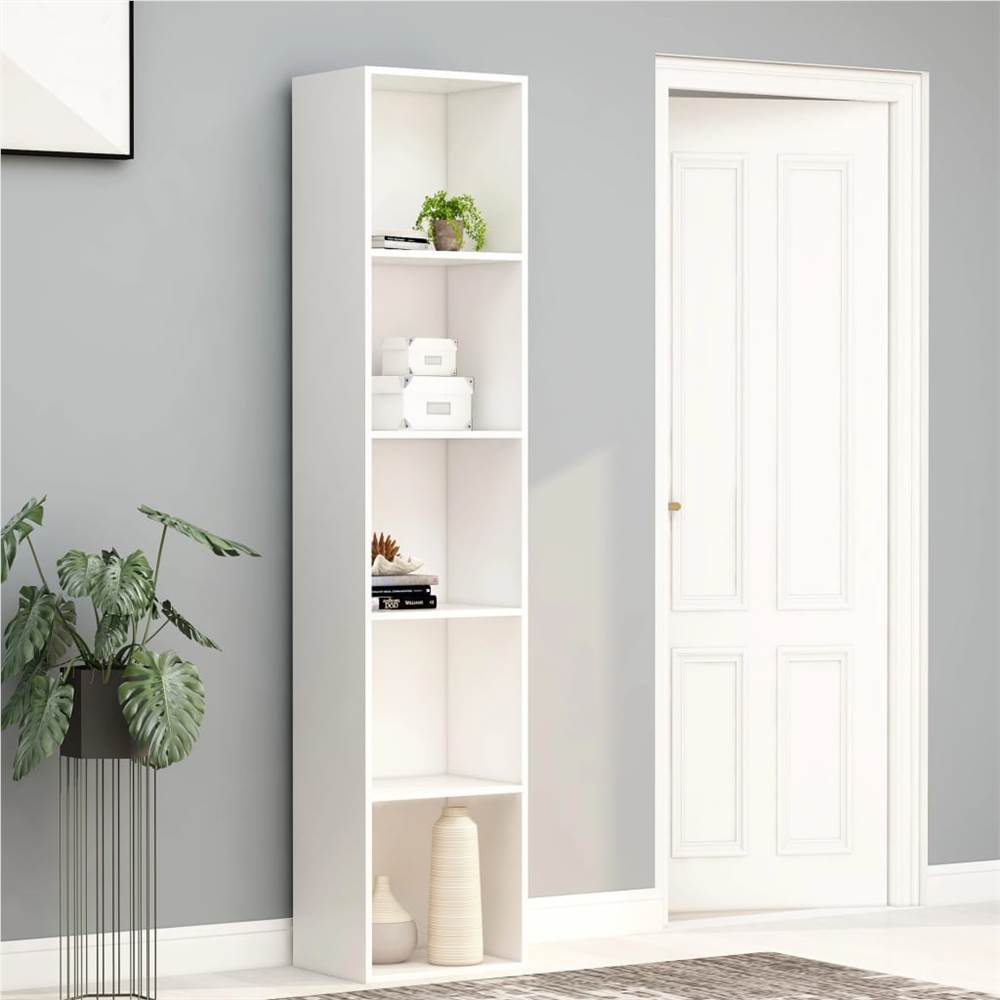 

Book Cabinet White 40x30x189 cm Chipboard