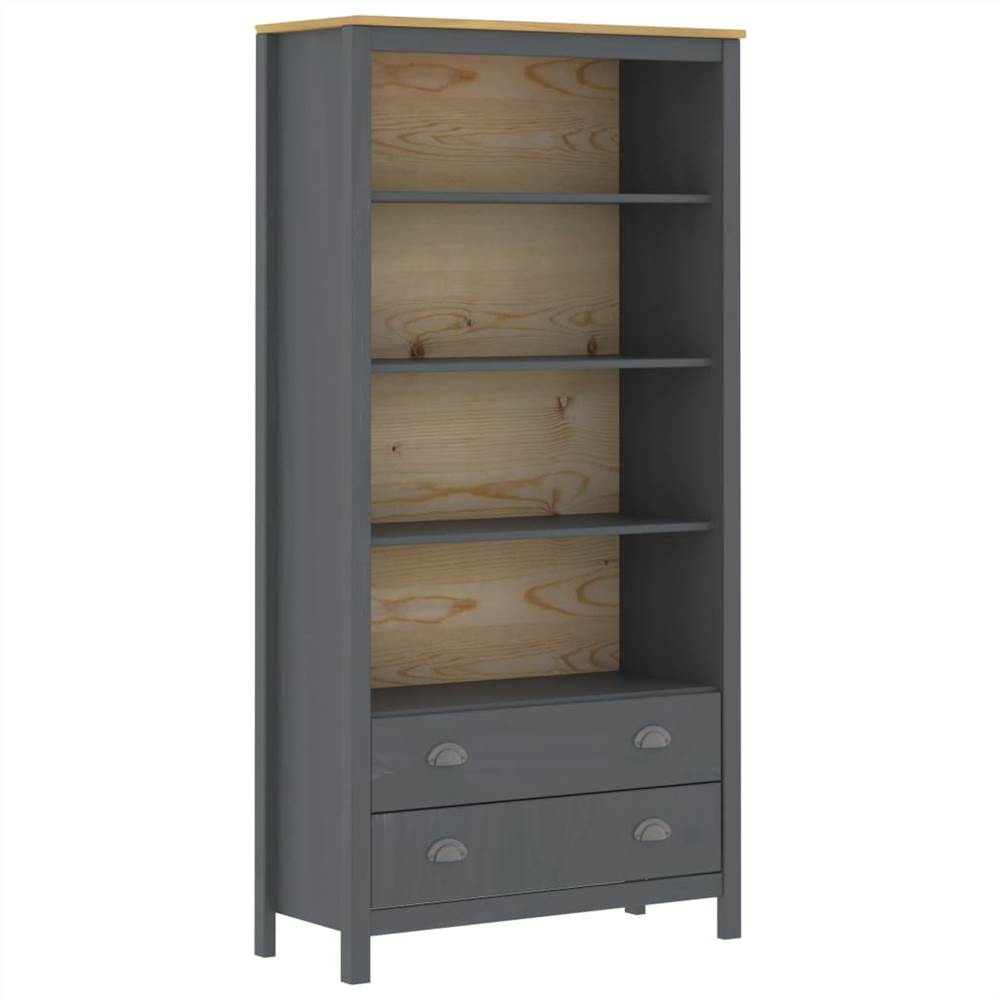 

Bookcase Hill Range Grey 85x37x170.5 cm Solid Pine Wood