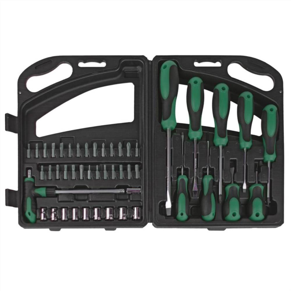Brüder Mannesmann 47 Piece Screwdriver and Socket Bit Set 11247