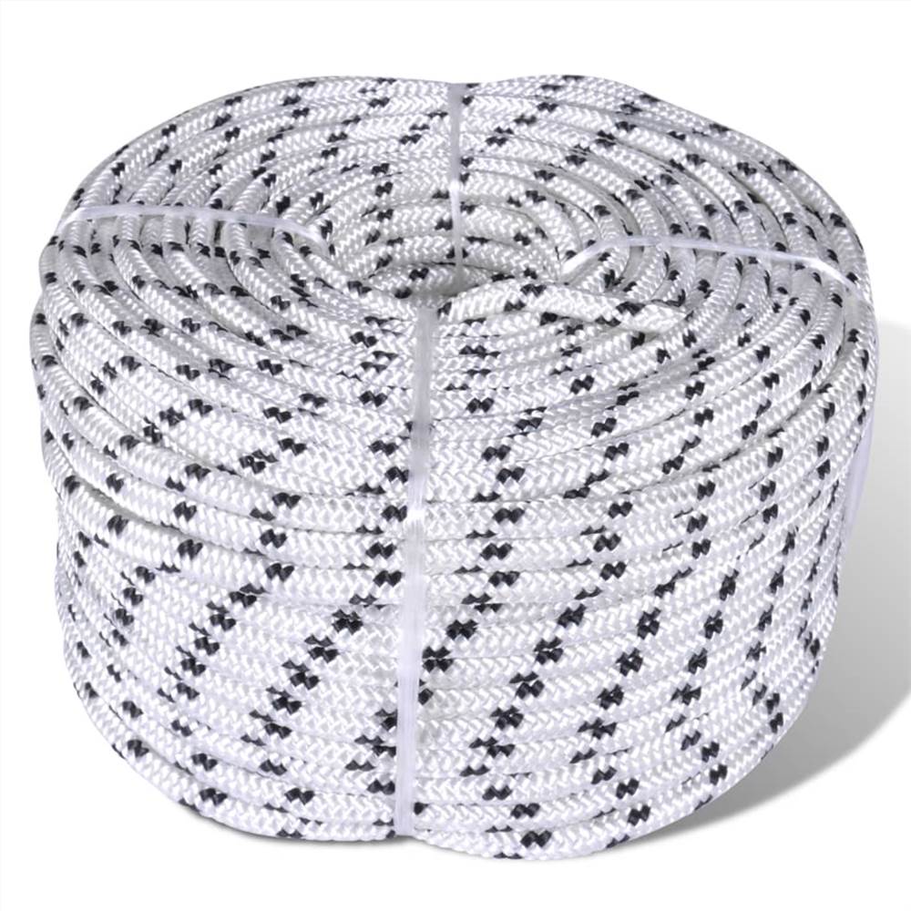 

Braided Boat Rope Polyester 6 mm 500 m White