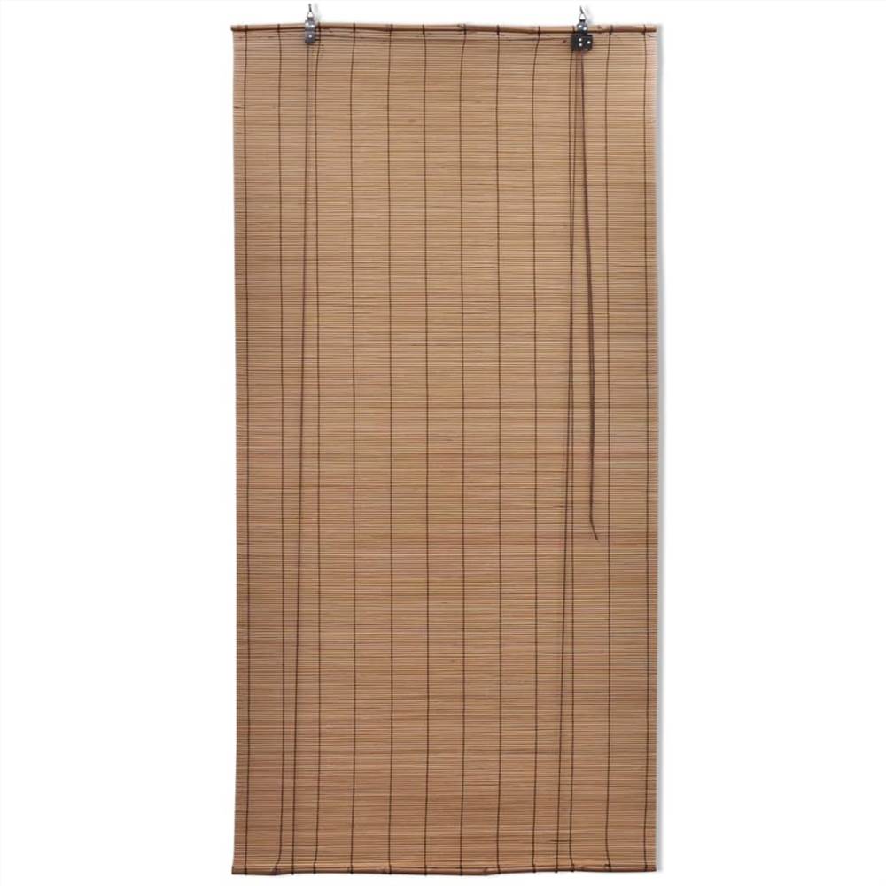 Brown Bamboo Roller Blinds 120 x 160 cm