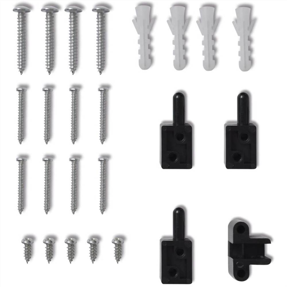 Brown Hinged Insect Screen for Doors 100 x 215 cm